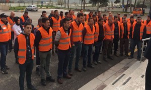 Karayolları Taşeron İşcileri Basın Açıklaması Yaptı