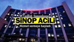 Sinop Acil Servisinde tadilat tamamlandı