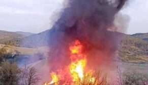 Dodurga Köyü Yaylasında Yangın