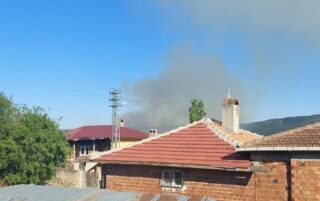 Boyabat Göve Köyü Kırsalında Orman Yangını