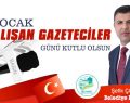 Başkan Çakıcı’dan Çalışan Gazeteciler Günü mesajı