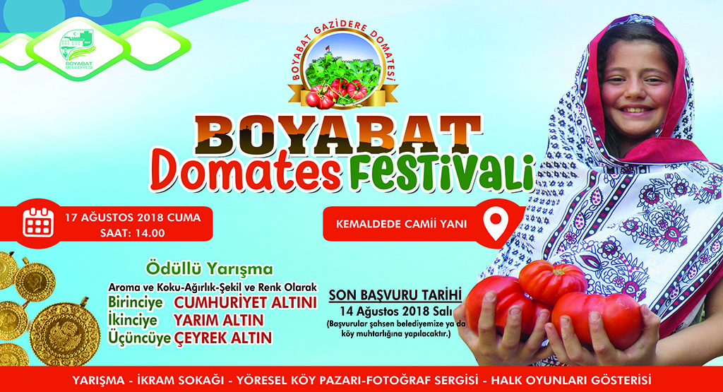 Domates Festivali başvuruları devam ediyor