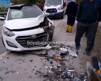 Boyabat Duragan yolunda trafik kazası