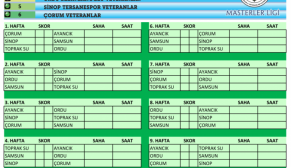 TMVFL Veteranlar Ligi Kura Çekimi Yapıldı