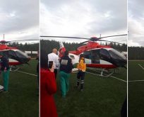 Samsundan”dan Helikopter Ambulans Geldi