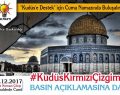 Kudüs’e Destek İçin Cuma Namazında Buluşalım
