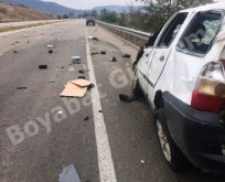 Boyabat Bektaş Köyün Mevkide Feci Trafik Kazası, 1 Yaralı