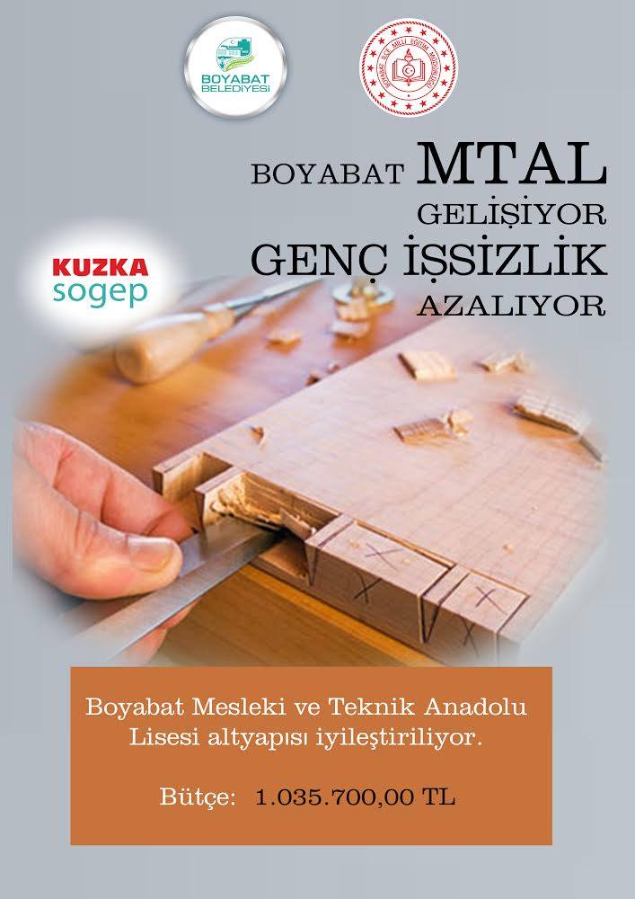 Boyabat MTAL Gelişiyor, Genç İşsizlik Azalıyor.