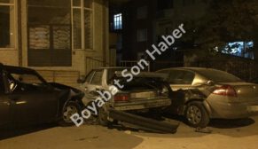HAL YERİNDE TRAFİK KAZASI