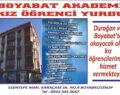 BOYABAT AKADEMİ KIZ ÖĞRENCİ YURDU