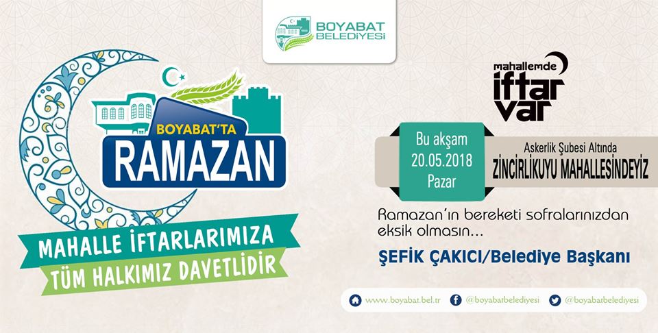 Mahalle iftarları Zincirlikuyu Mahallesiyle devam ediyor