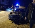 İki Otomobil Kafa Kafaya Çarpıştı, Yaralılar Var