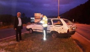 Erfelek MHP İlçe Başkanı Trafik Kazası Geçirdi!