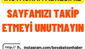 Sayfamızı takip etmeyi unutmayın