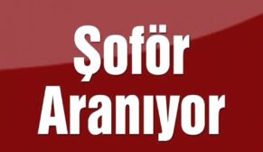 ŞÖFOR ARANIYOR