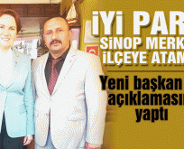 İYİ Parti Sinop Merkez İlçe Başkanı Şanlan oldu