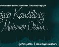 Regaip Kandiliniz Mübarek Olsun