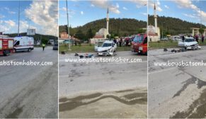 Sanayi Kavşağında Trafik Kazası