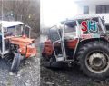 Köyde Traktör Devrildi, 1 Yaralı