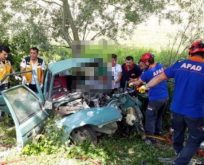 Sinop Erfelek Yolunda Feci Trafik Kazası, 4 Ağır Yaralı