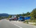 Boyabat Sinop Yolunda Yolcu Otobüsü Kaza Yaptı, Yaralılar Var