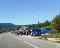 Boyabat Sinop Yolunda Yolcu Otobüsü Kaza Yaptı, Yaralılar Var