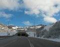 Sinop’un yüksek kesimlerinde kar yağışı etkili oldu.
