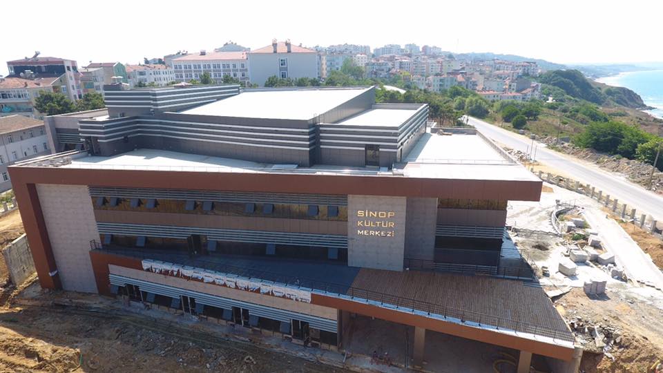 Sinop Kültür Merkezi İnşaatı Tamamlanıyor