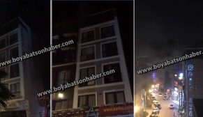Sinop’ta Tersane Mevkiinde Bulunan Bir Otelde Yangın Çıktı