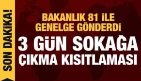 BU HAFTA 3 GÜNLÜK KAPANMA VAR