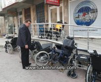 Türkeli’ne 30 adet tekerlekli sandalye getirildi