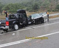 Sinop Boyabat Arası Üzümlü Mevkinde Trafik Kazası 5 yaralı 1 Ölü